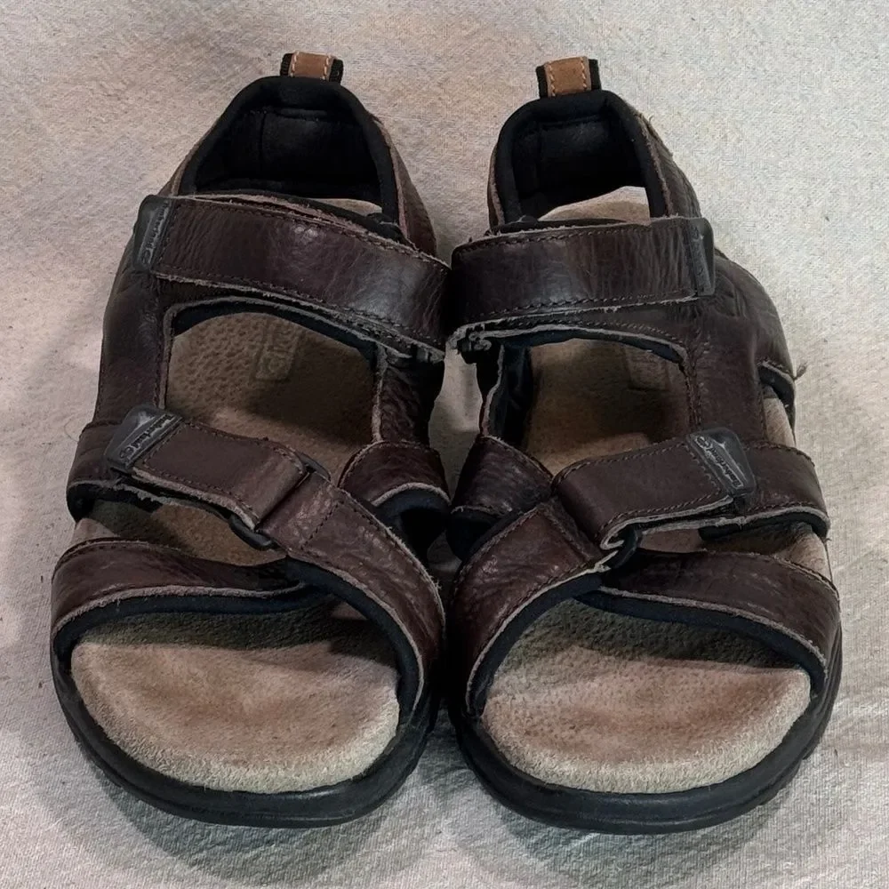 Timberland Sandal Open Toe Hook and Loop Leather Mens Size 10M